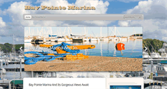 Desktop Screenshot of baypointe-marina.com