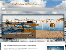 Tablet Screenshot of baypointe-marina.com